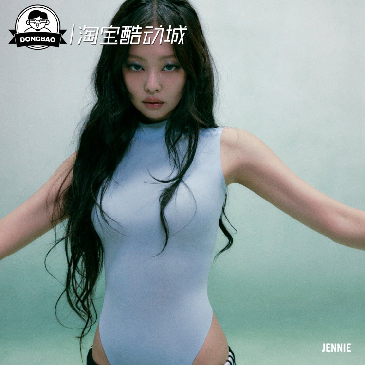 JENNIE联名款轻薄无袖紧身连体衣