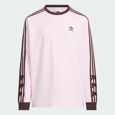 亲肤长袖T恤经典的蝴蝶结点缀