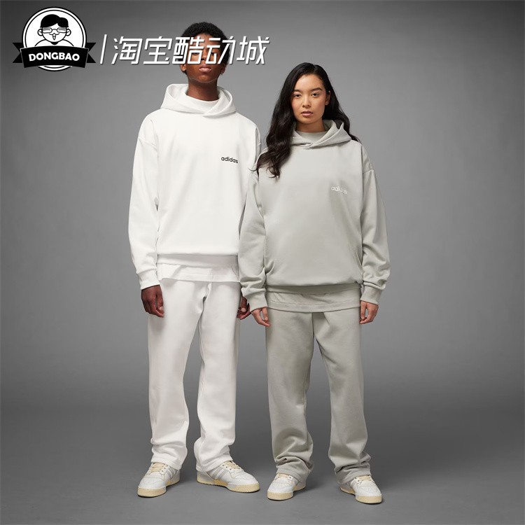 情侣款宽松运动裤阿迪达斯