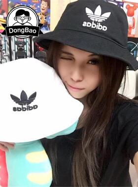 ADIDAS三叶草男女情侣logo黑白潮流渔夫帽BK7345/BK7350/ED9384