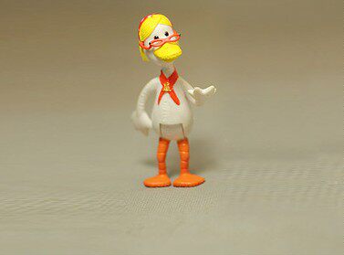 美国calon出品 散货 q版卡通 戴眼镜小鸭子 鸭妈妈 公仔摆件