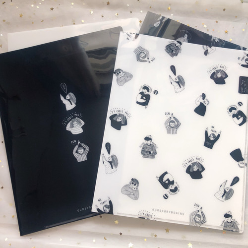 初品 空想时光文件夹创意 时尚潮流 通用型资料册 A4  6入文件夹