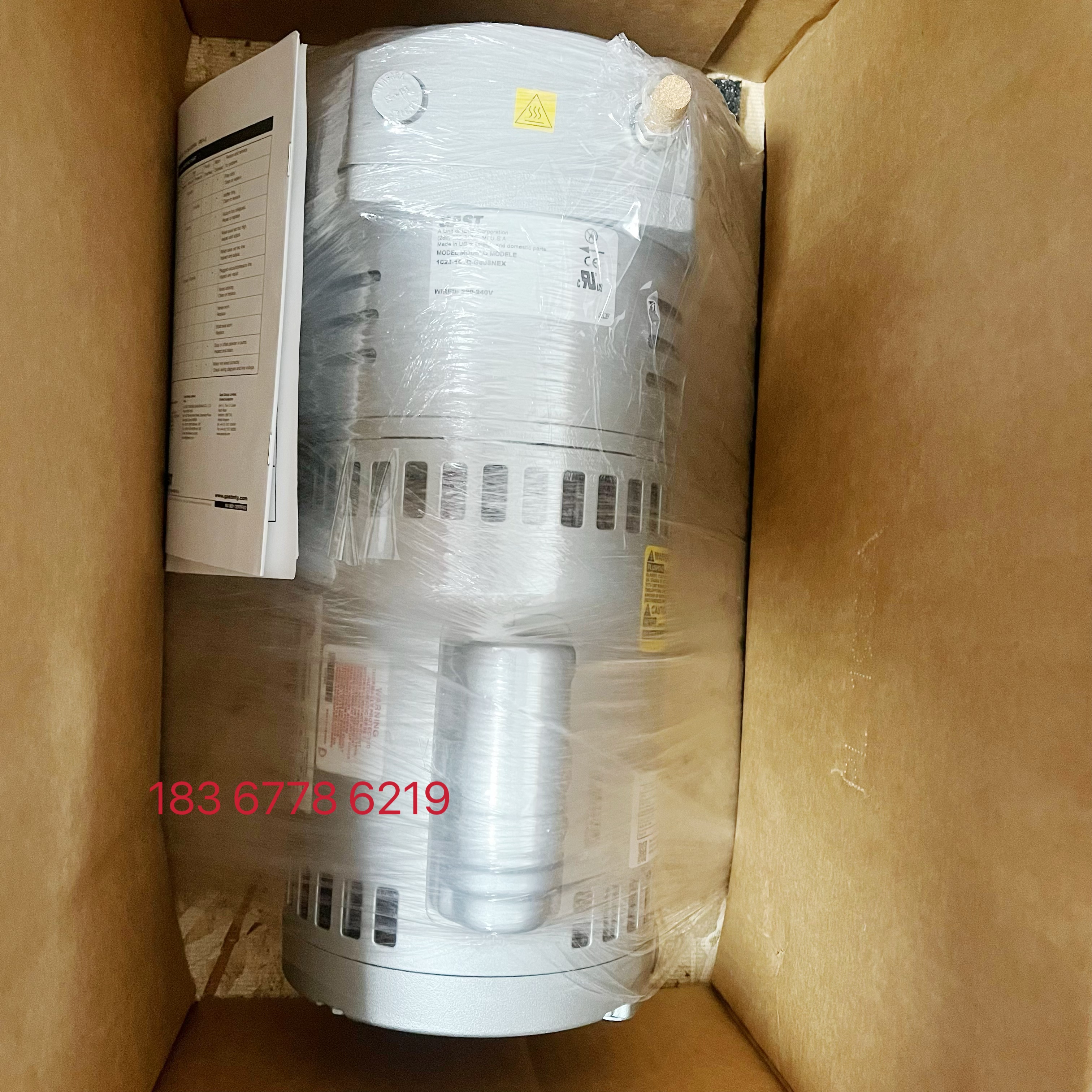 美国原装进口GAST盖世达真空泵1023-101Q-G608NEX
