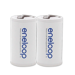 松下爱乐普eneloop 5号转2号 5号转1号电池 转换器转换桶5号变2号转换筒eneloop爱老婆五号转一/转二号电池