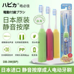 日本进口成人青少年皓必佳电动牙刷DB-3W（BP）头松下电池
