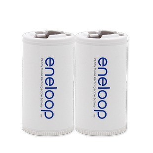 松下爱乐普eneloop 5号转1号 5号转2号电池 转换器转换桶5号变1号转换筒eneloop爱老婆五号转一/转二号电池