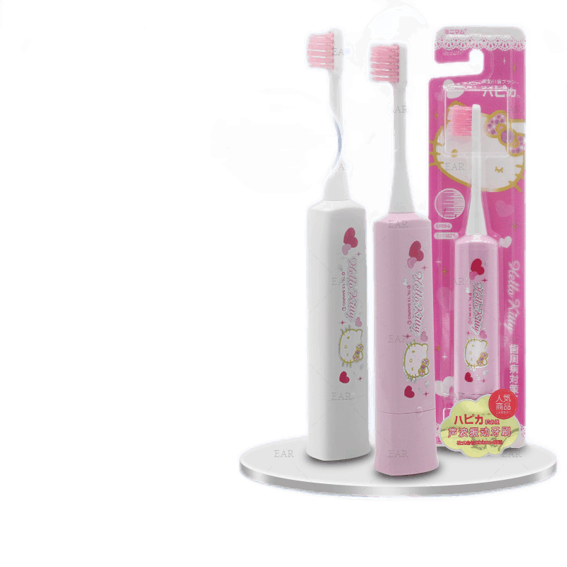 日本制hellokitty儿童电动牙刷