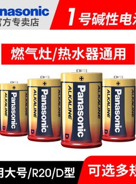 松下碱性1号电池D型一号大号LR20热水器煤气灶用天然气灶液化气燃气炉灶手电筒电池批发1.5V干电池丰蓝