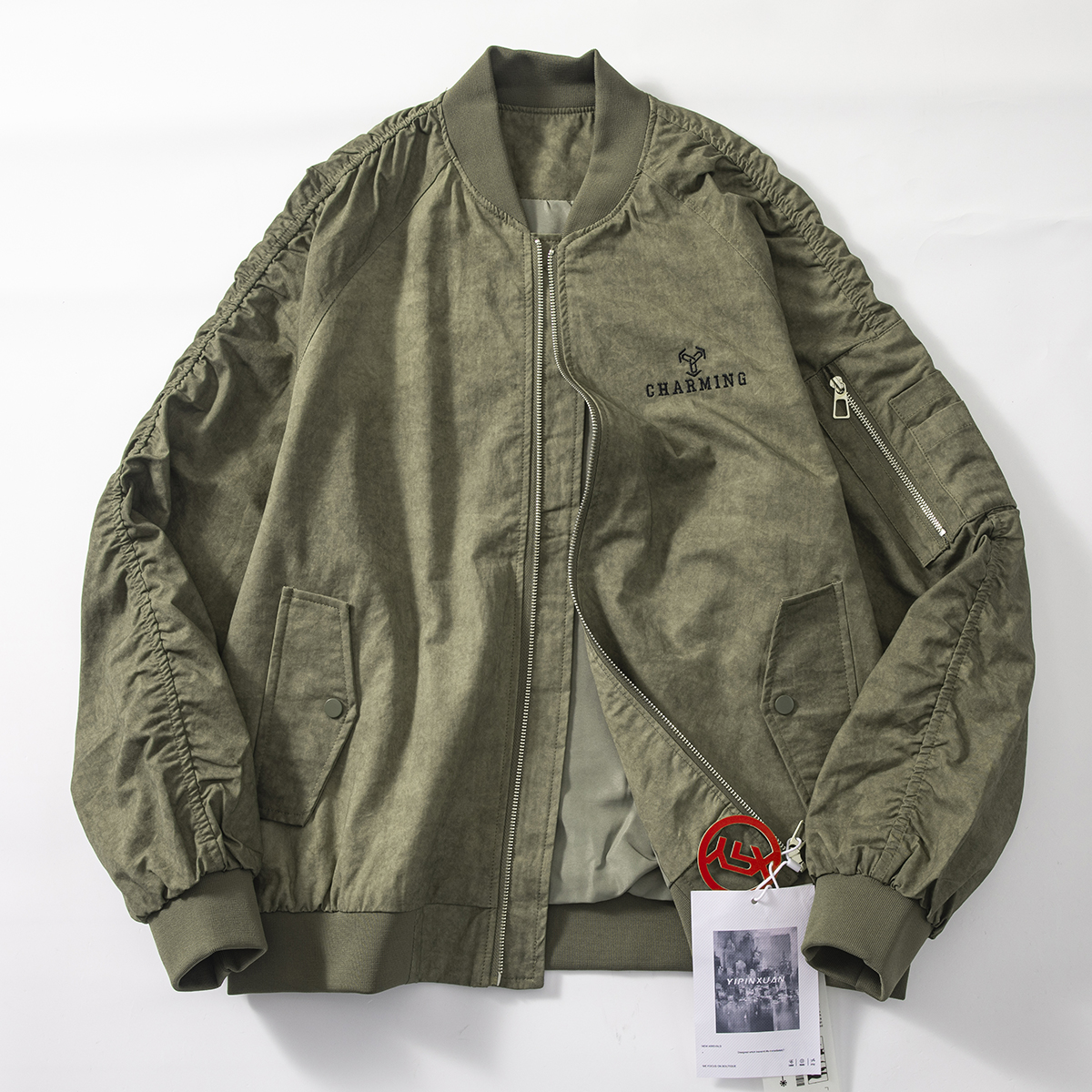 美式空军MA1飞行员军事风棒球服