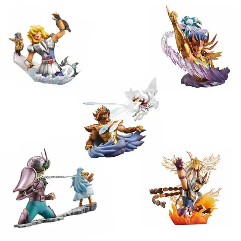 megahouse diorama box 圣斗士星矢 十二宫篇 战斗场景 盒蛋