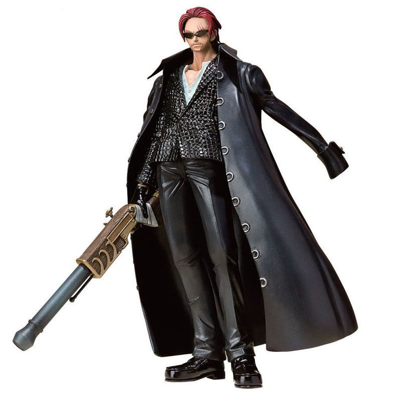 万代 figuarts zero 海贼王 强者世界 黑衣 香克斯 手办摆件收藏