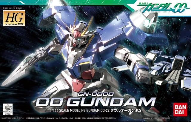 万代拼装模型 hg 1/144 00 22 gn-0000 00 gundam 00 高达