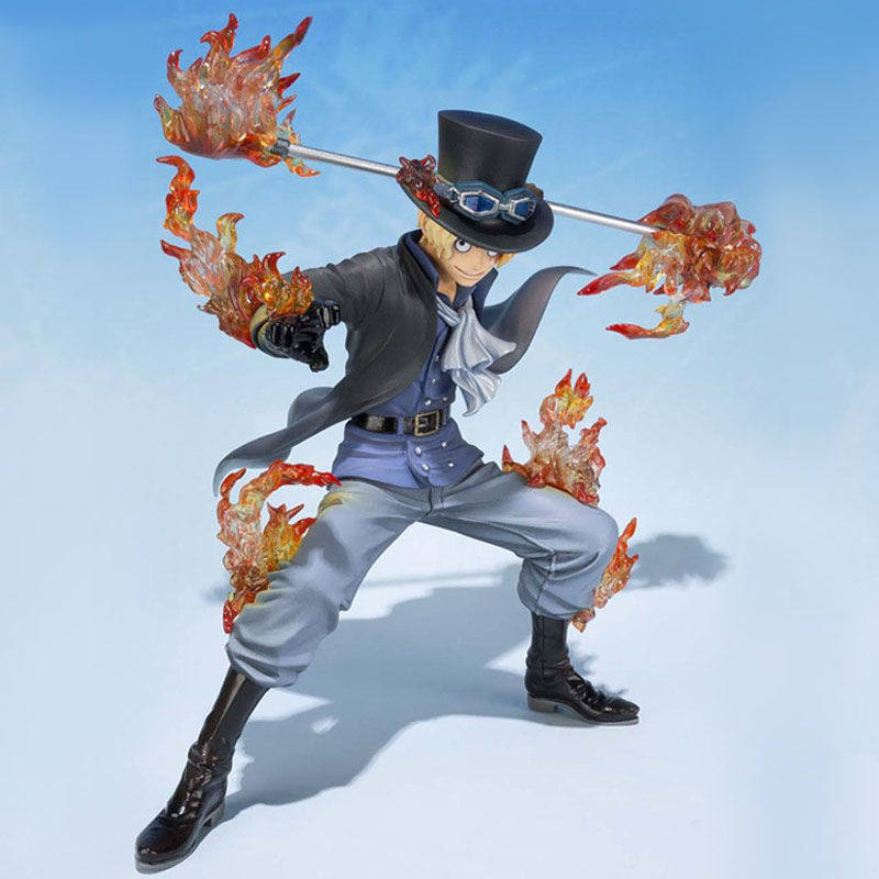万代 figuarts zero海贼王 烧烧果实 火拳 萨博 5周年纪念版 手办