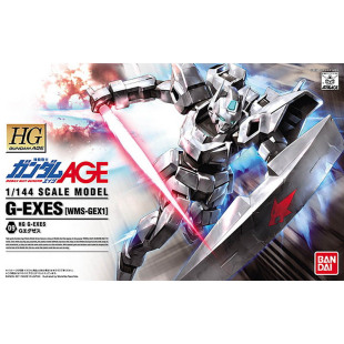万代 HG AGE 09 G-EXES WMS-GEX1 G 艾格杰斯 白狼 高达拼装模型