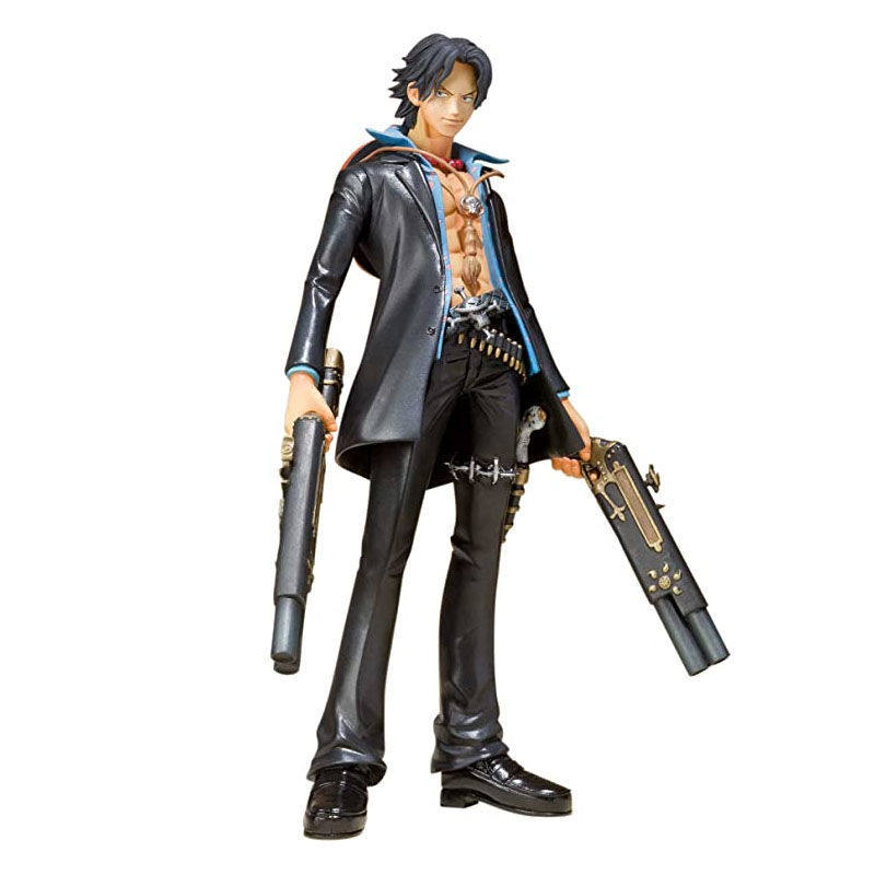 万代 figuarts zero 海贼王 剧场版 黑衣 火拳 艾斯 手办