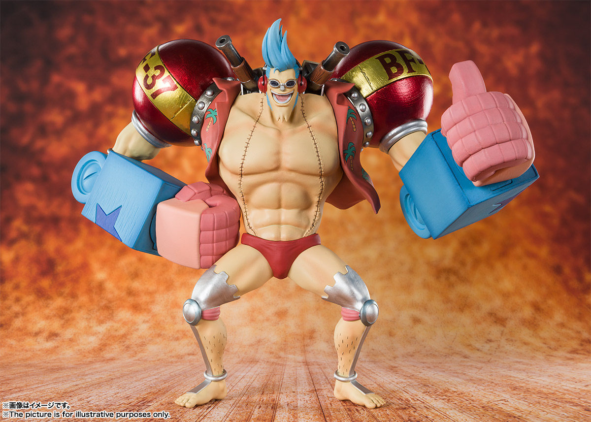 万代 Figuarts ZERO 海贼王 20周年 动画版 铁人 弗兰奇 手办