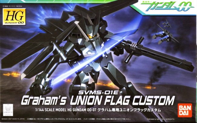 万代 HG00 07 联合战旗式 Flag 格拉 葛拉汉姆 拼装模型 1/144