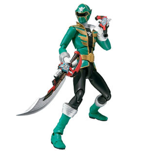 万代 SHF 海贼战队 豪快绿 带特典 豪快者 可动手办