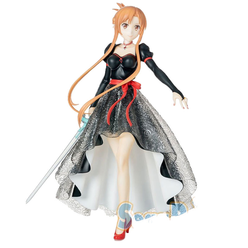 sega 世嘉 刀剑神域 alicization 亚丝娜 黑色礼服 景品手办