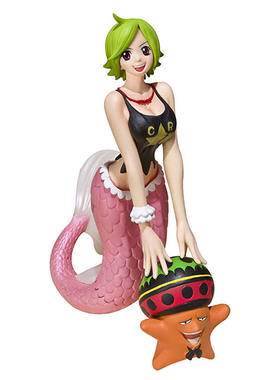 万代 Figuarts ZERO 海贼王 人鱼 凯米 海星 帕帕克 手办