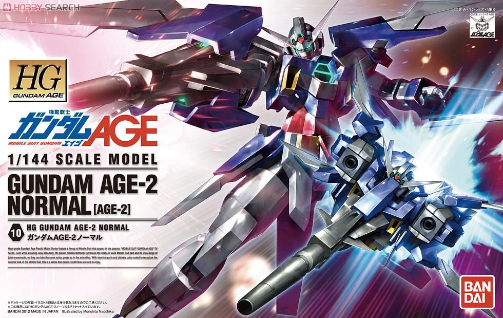 万代拼装模型 HG 1/144 AGE Normal Age高达2 基本型