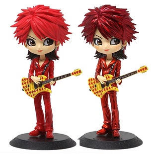 眼镜厂 HIDE 松本秀人 Q版 爱心吉他 原色电镀色 演唱会 景品手办