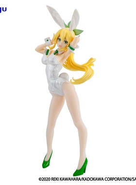 FURYU 刀剑神域 BB 桐谷直叶 白色珠光 兔女郎 景品手办