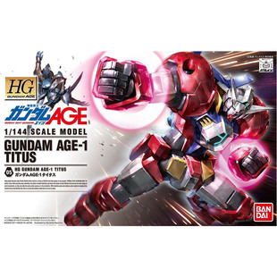 万代 HG 1/144 AGE 05 Gundam Titus 高达 AGE-1 勇将型 拼装模型