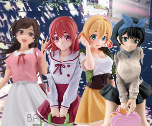 眼镜厂 更科留夏 水源千鹤 樱泽墨 七海麻美 租借女友景品手办