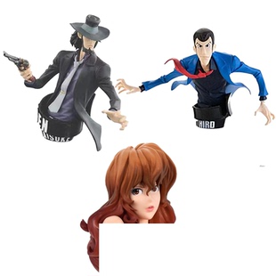 眼镜厂 鲁邦三世 峰不二子 次元大介 半身胸像 成品 景品手办摆件