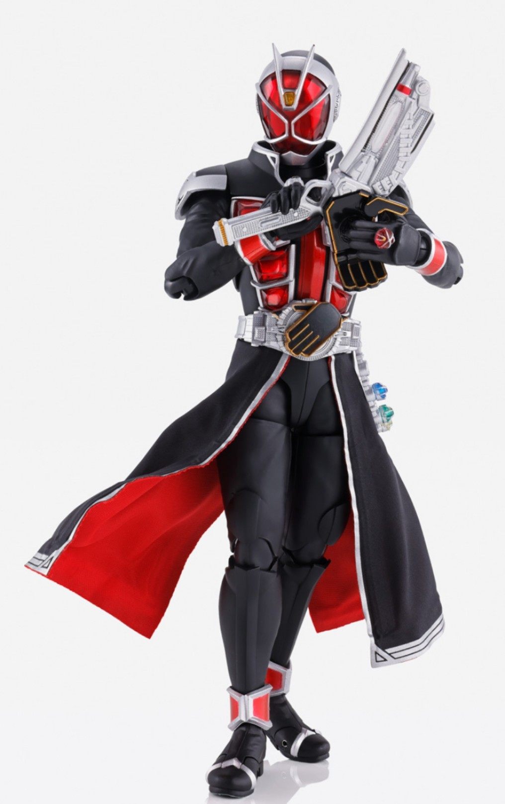 万代 shf 真骨雕 假面骑士 魔法师 法爷 火焰形态 手办模型