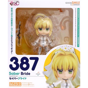 GSC 粘土人 FGO 尼禄 新娘 白婚纱 Q版 可动手办