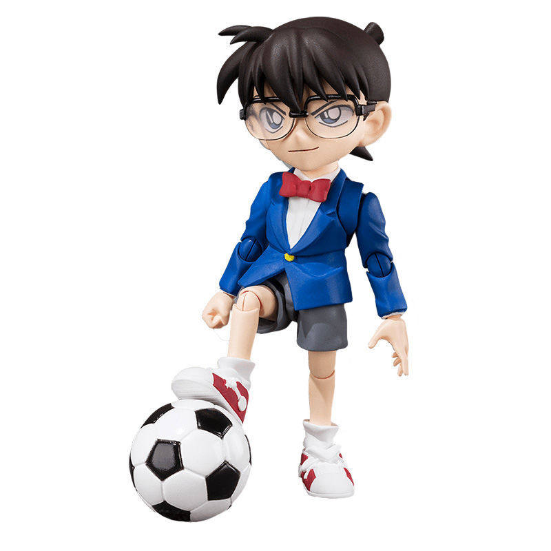 万代 SHF 名侦探柯南 足球 柯南 工藤新一 足球 可动手办