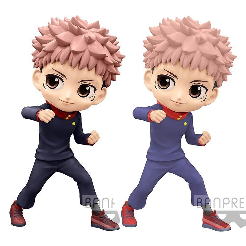 眼镜厂 q版 咒术回战 虎杖悠仁 校服 出拳 原色 异色 景品手办