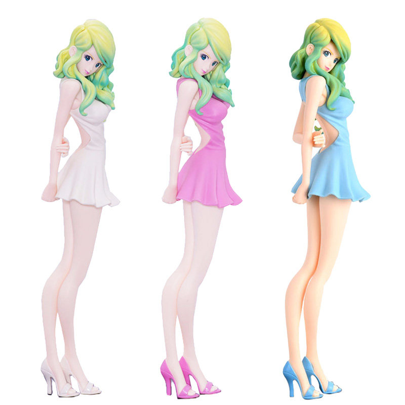 眼镜厂 鲁邦三世 蕾贝卡 粉色 蓝色 白色 手办景品 摆件