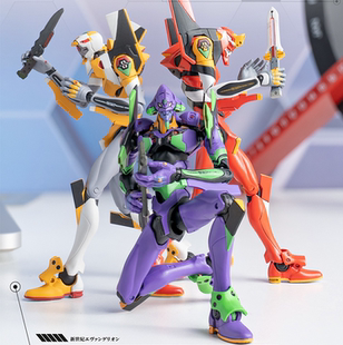 万代BNF机械极动 初号机二号机 零号机新世纪福音战士EVA可动成品