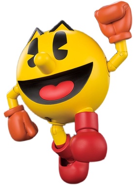 万代 SHF 街机 游戏角色 吃豆人 食豆人 PACMAN 可动人偶手办
