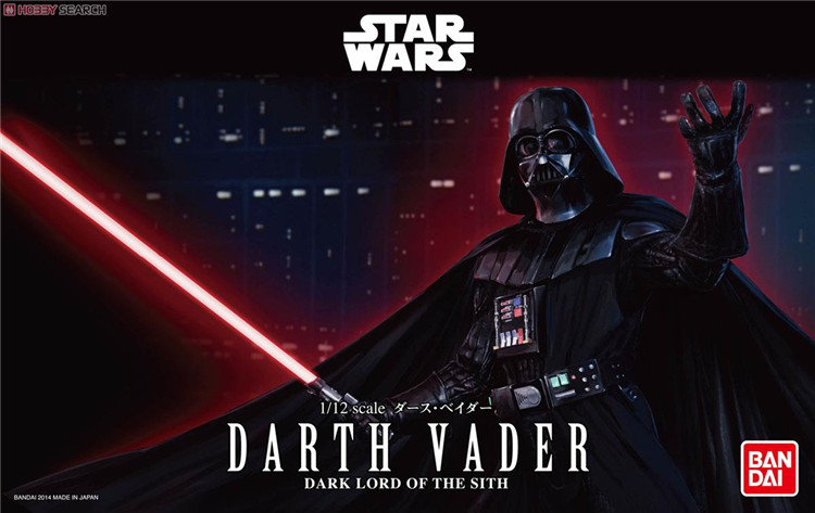 万代拼装模型 1/12 星球大战 黑武士 达斯维达 DARTH VADER