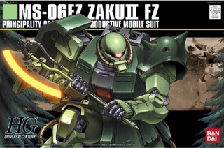 万代 HGUC 1/144 087 06FZ ZAKUII 渣古改 扎古2改 高达拼装模型