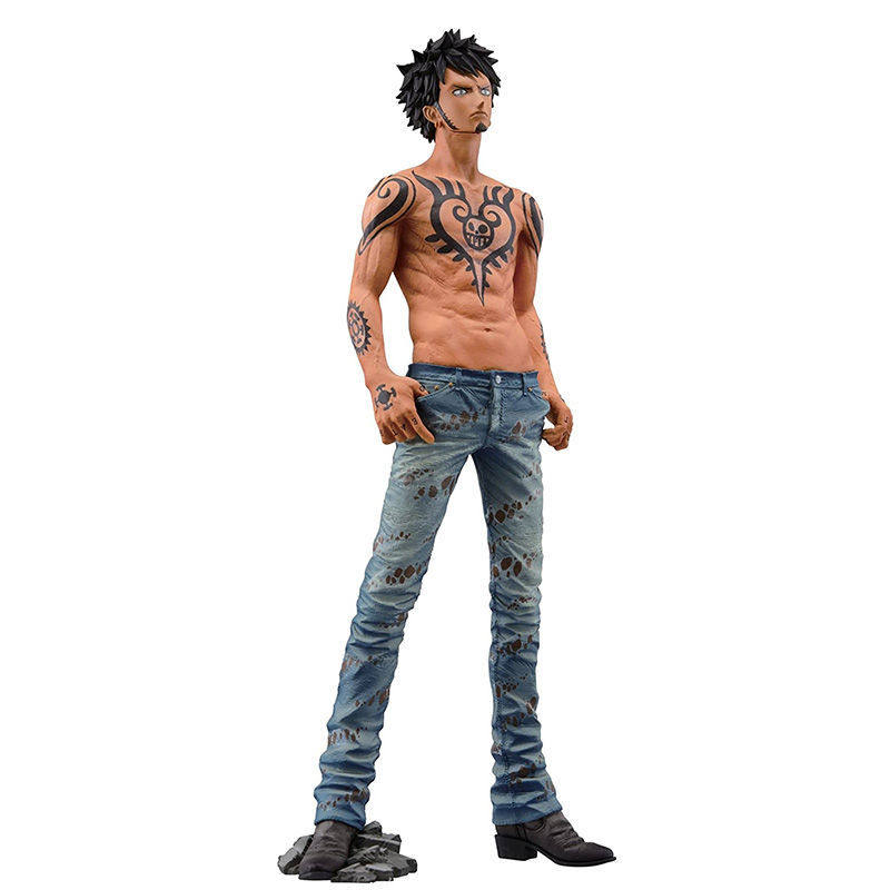 眼镜厂 koa艺术王者 海贼王 纹身 罗 赤膊 组立景品手办