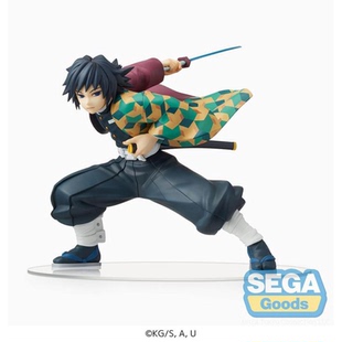 SEGA 富冈义勇 水柱 拔刀 鬼灭之刃景品手办 动漫周边