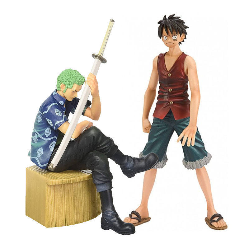 眼镜厂 ds场景 海贼王 阿龙公园 路飞 索隆 景品手办