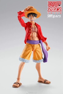 万代 SHF 路飞 草帽 海贼王 鬼岛讨伐战 可动手办模型