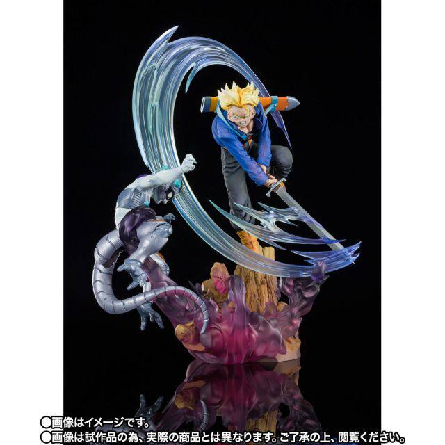 万代 Figuarts ZERO 七龙珠Z 超激战 特兰克斯VS机械弗利萨 手办