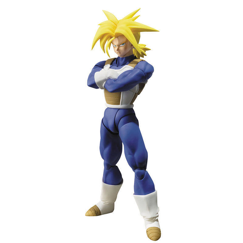 万代 shf 七龙珠改 超赛 长发 特兰克斯  战斗服 可动手办