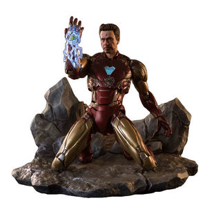 万代 魂限定 SHF 钢铁侠 MK85 MK50 战损 响指 手套 可动手办玩具