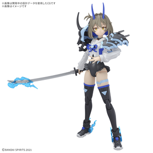 万代 30MS 机娘 苍丽 配色B 桌面 摆件 景品 手办 可动 配件