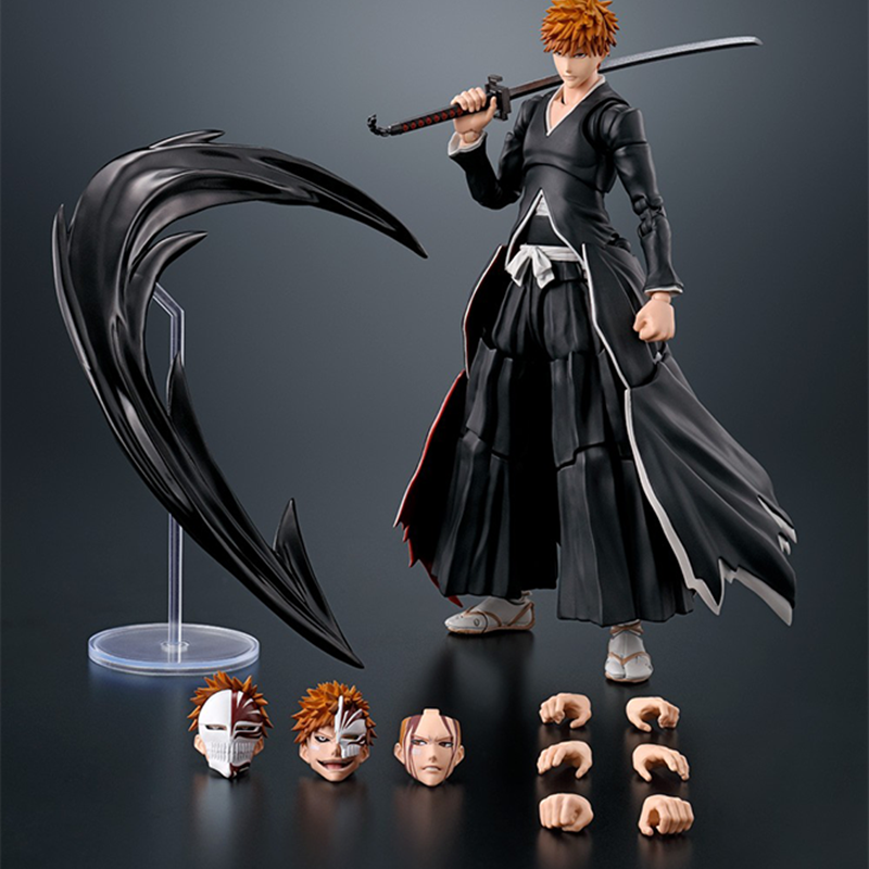万代 死神 SHF 黑崎一护 可动手办 正版摆件 潮玩周边