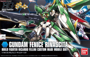 万代 HG HGBF 017 1/144 FENICE 新生再生 凤凰飞翼 高达拼装模型