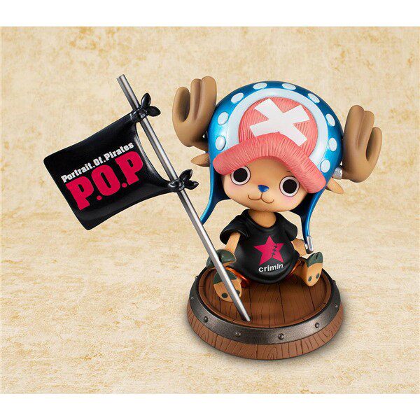 MegaHouse POP酒桶 乔巴 旗子木桶坐姿 Crimin Ver 海贼王手办
